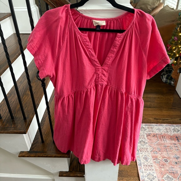 Universal Thread Women's Linen Short Sleeve Mini Shift XL - Picture 5 of 9